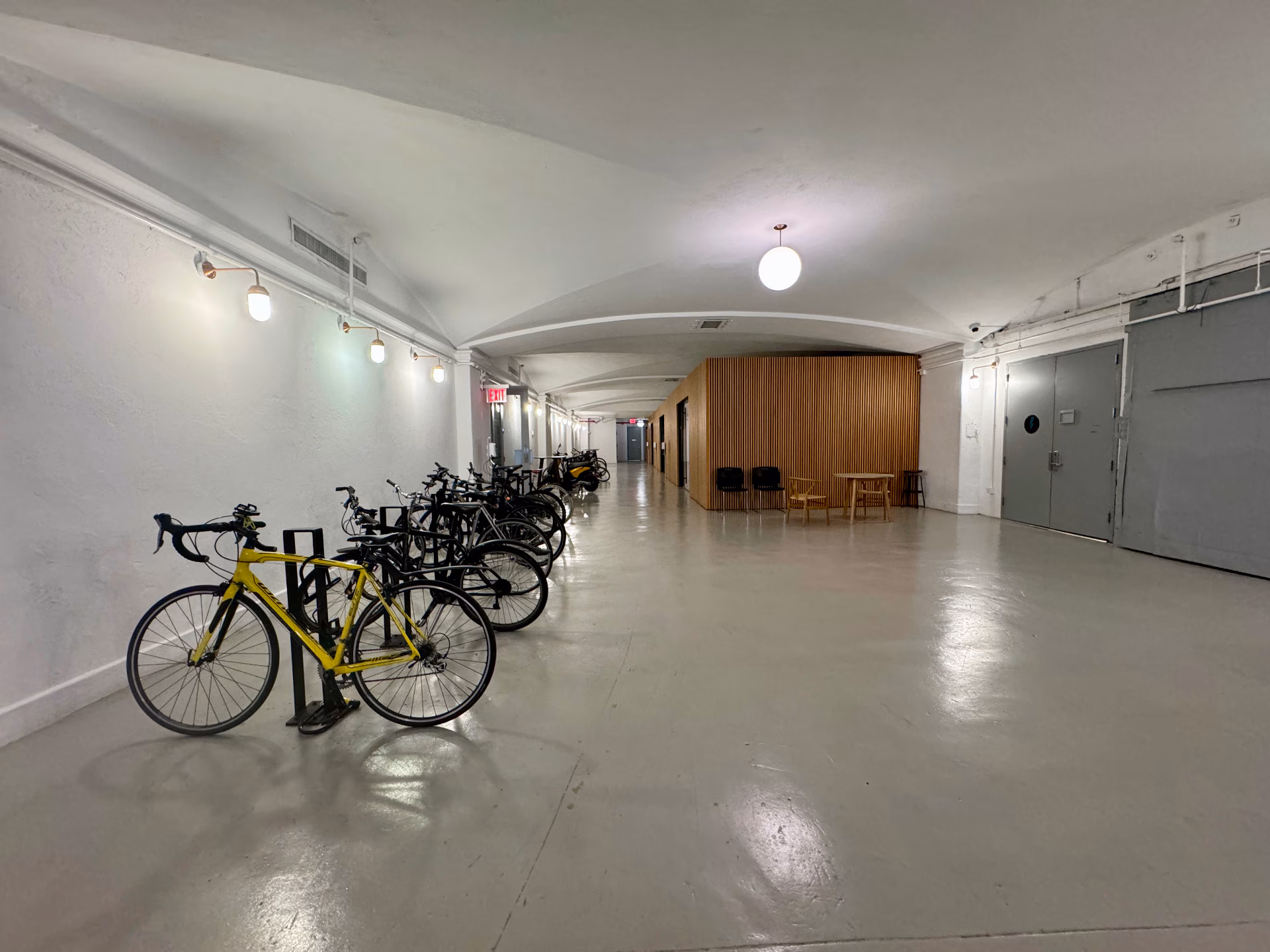Entry & bike parking